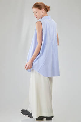 camicia lunga e ampia in cotone makò - ISABEL BENENATO 
