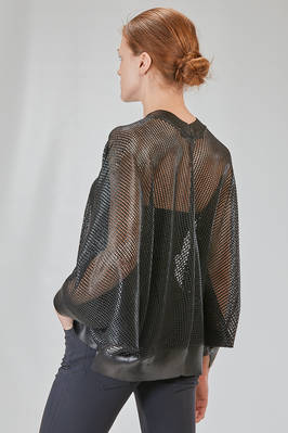 maglia al fianco, ampia, in rete di poliestere lievemente glitterato - JUNYA WATANABE 