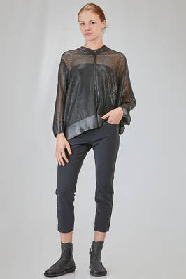 maglia al fianco, ampia, in rete di poliestere lievemente glitterato - JUNYA WATANABE 