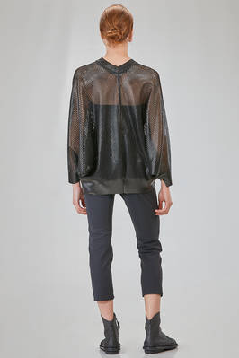 maglia al fianco, ampia, in rete di poliestere lievemente glitterato - JUNYA WATANABE 