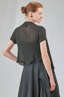 hip-lenght top in viscose knit - MARC LE BIHAN 