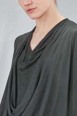 hip-lenght top in viscose knit - MARC LE BIHAN 