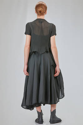 hip-lenght top in viscose knit - MARC LE BIHAN 