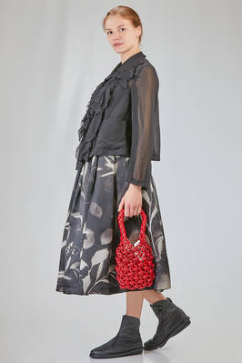 borsa piccola a cestino in simil pelle a nodi macramé  di poliuretano - COMME des GARÇONS - COMME des GARÇONS 