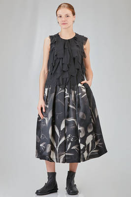 top al fianco in georgette di poliestere lavato - COMME des GARÇONS - COMME des GARÇONS 