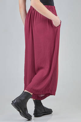 wide trousers in washed polyester georgette - COMME des GARÇONS - COMME des GARÇONS 