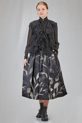 giacca al fianco in georgette di poliestere lavato - COMME des GARÇONS - COMME des GARÇONS 