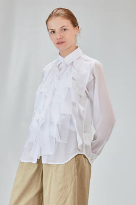 classic man shirt in polyester georgette - COMME des GARÇONS - COMME des GARÇONS 