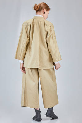 giacca lunga e ampia in twill di cotone lavato - COMME des GARÇONS - COMME des GARÇONS 