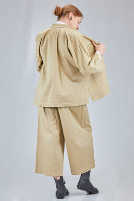 giacca lunga e ampia in twill di cotone lavato - COMME des GARÇONS - COMME des GARÇONS 