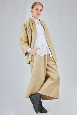 giacca lunga e ampia in twill di cotone lavato - COMME des GARÇONS - COMME des GARÇONS 