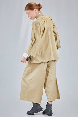 giacca lunga e ampia in twill di cotone lavato - COMME des GARÇONS - COMME des GARÇONS 