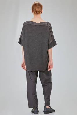 maglia lunga e ampia in maglia di lino glitterata - RUNDHOLZ 
