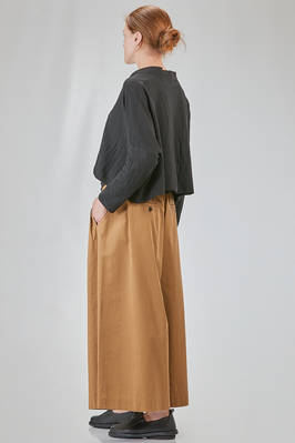 short and wide cardigan in cotton, polyester and nylon knit with wavy texture - KNIT KNIT 