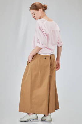 camicia lunga e ampia in mussola leggerissima di cotone lavato - 6167 STUDIO SHIRT 