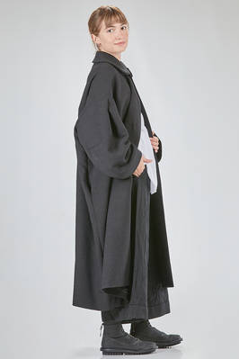 cappotto lungo e ampio in panno di poliestere - COMME des GARÇONS - COMME des GARÇONS 