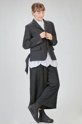 giacca al fianco, lievemente sfiancata, in tela techno di poliestere lavato - COMME des GARÇONS - COMME des GARÇONS 