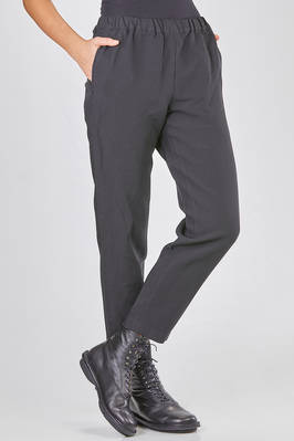 pantalone a sigaretta in serge techno di poliestere lavato - COMME des GARÇONS - COMME des GARÇONS 