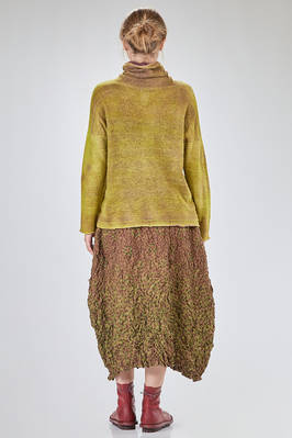 maglia al fianco, morbida e lievemente svasata, in garza di cachemire tutta sfumata - F-CASHMERE by FISSORE 