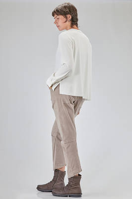 long and straight shirt in silk and elastan satin - KRISTENSEN DU NORD 
