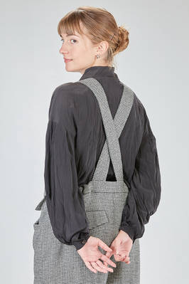 hip-lenght sweater, oversize, in faux fur long-pile polyester knit - NOIR KEI NINOMIYA 
