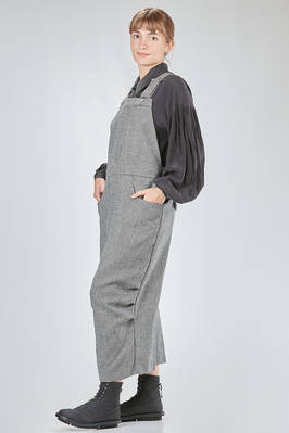 hip-lenght sweater, oversize, in faux fur long-pile polyester knit - NOIR KEI NINOMIYA 