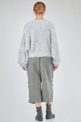 hip-lenght sweater, oversize, in faux fur long-pile polyester knit - NOIR KEI NINOMIYA 