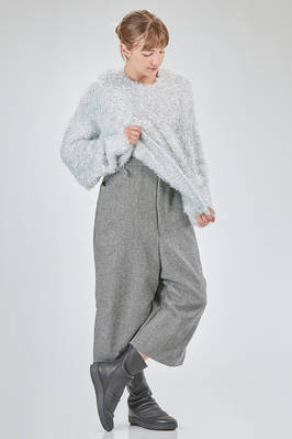 hip-lenght sweater, oversize, in faux fur long-pile polyester knit - NOIR KEI NINOMIYA 