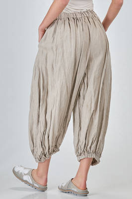 pantalone 'baloon' in herringbone di lino lavato - COMME DES GARÇONS 