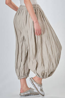 pantalone 'baloon' in herringbone di lino lavato - COMME DES GARÇONS 