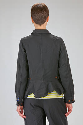 giacca al fianco, lievemente sfiancata, in gabardine techno di poliestere lavato - COMME des GARÇONS - COMME des GARÇONS 