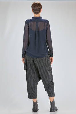 straight-fit shirt in georgette polyester - COMME des GARÇONS - COMME des GARÇONS 