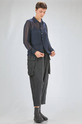 straight-fit shirt in georgette polyester - COMME des GARÇONS - COMME des GARÇONS 
