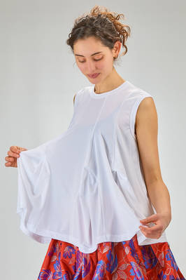 top lungo e svasato in jersey di poliestere - COMME des GARÇONS - COMME des GARÇONS 