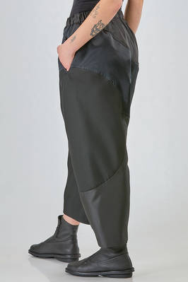 pantalone ampio in twill e satin di poliestere - COMME des GARÇONS - COMME des GARÇONS 