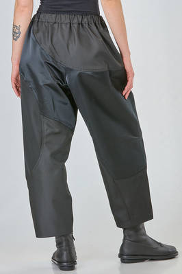 pantalone ampio in twill e satin di poliestere - COMME des GARÇONS - COMME des GARÇONS 