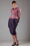 egglike skirt in wool twill - VIVIENNE WESTWOOD - Red 