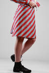 cotton etamine skirt with stripes - VIVIENNE WESTWOOD - Red 