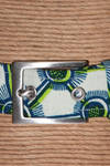 3 cm-high belt in multicolour printed cotton - MAE 