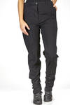 'haute couture' cigarette-shaped trousers of cotton canvas - MARC LE BIHAN 