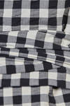 spolverino lungo e ampio in tela vichy di cotone lavata - DANIELA GREGIS 