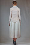 hip-length slim fit jacket in stretch crêpe of polyamide, silk and elastane - MARC LE BIHAN 