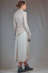 hip-length slim fit jacket in stretch crêpe of polyamide, silk and elastane - MARC LE BIHAN 