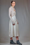 hip-length slim fit jacket in stretch crêpe of polyamide, silk and elastane - MARC LE BIHAN 