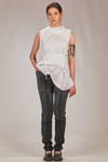 'sculpture' shirt in cotton poplin - MARC LE BIHAN 