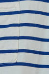 t-shirt lunga e ampia in jersey di cotone con riga orizzontale - FORME D' EXPRESSION 