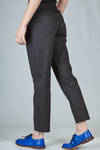 cigarette trousers in stretch cotton, nylon and elastane canvas - MARIA CALDERARA 