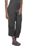 pantalone 5 tasche in tela di lana vergine e lino - FORME D' EXPRESSION 