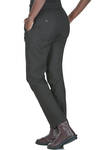 slim trousers in virgin wool and linen canvas - FORME D' EXPRESSION 