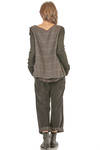 hip length flared top in wool, viscose, polyamide, elastane and cupro - MARC LE BIHAN 